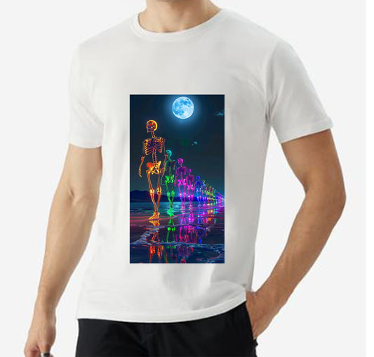 Tiger Store Round Neck Half Sleeve Oversized Printed T-shirt