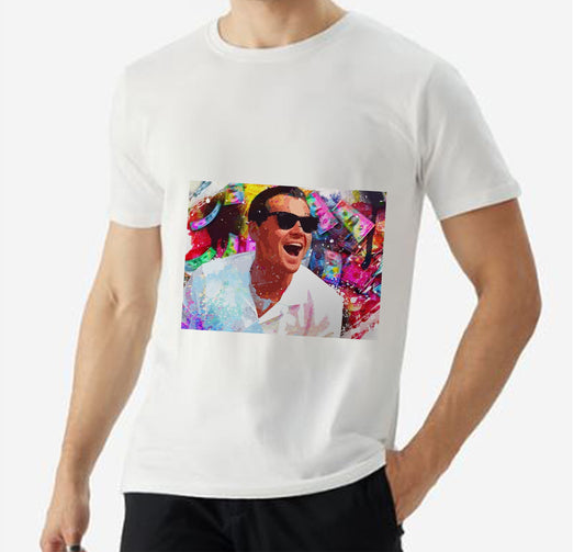 Tiger Store Round Neck Half Sleeve Oversized Printed T-shirt