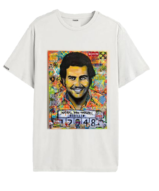 Oversized T'shirt mens street wear round neck cotton