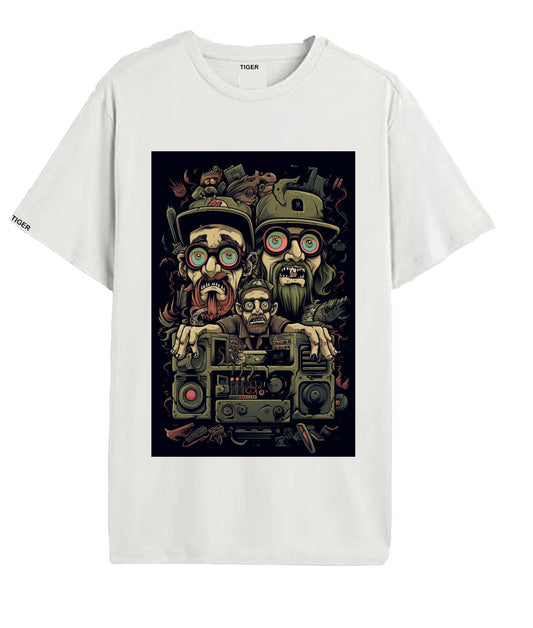 Oversized T'shirt mens street wear round neck cotton
