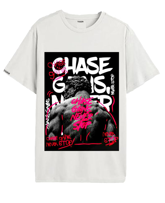 Oversized T'shirt mens street wear round neck cotton