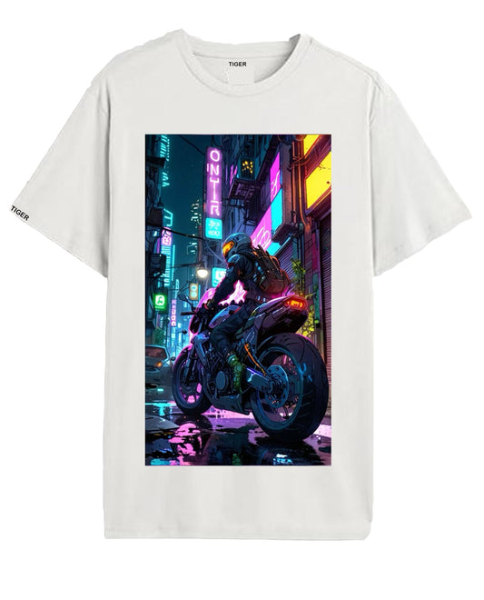 Oversized T'shirt mens street wear round neck cotton