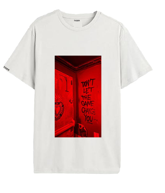 Oversized T'shirt mens street wear round neck cotton